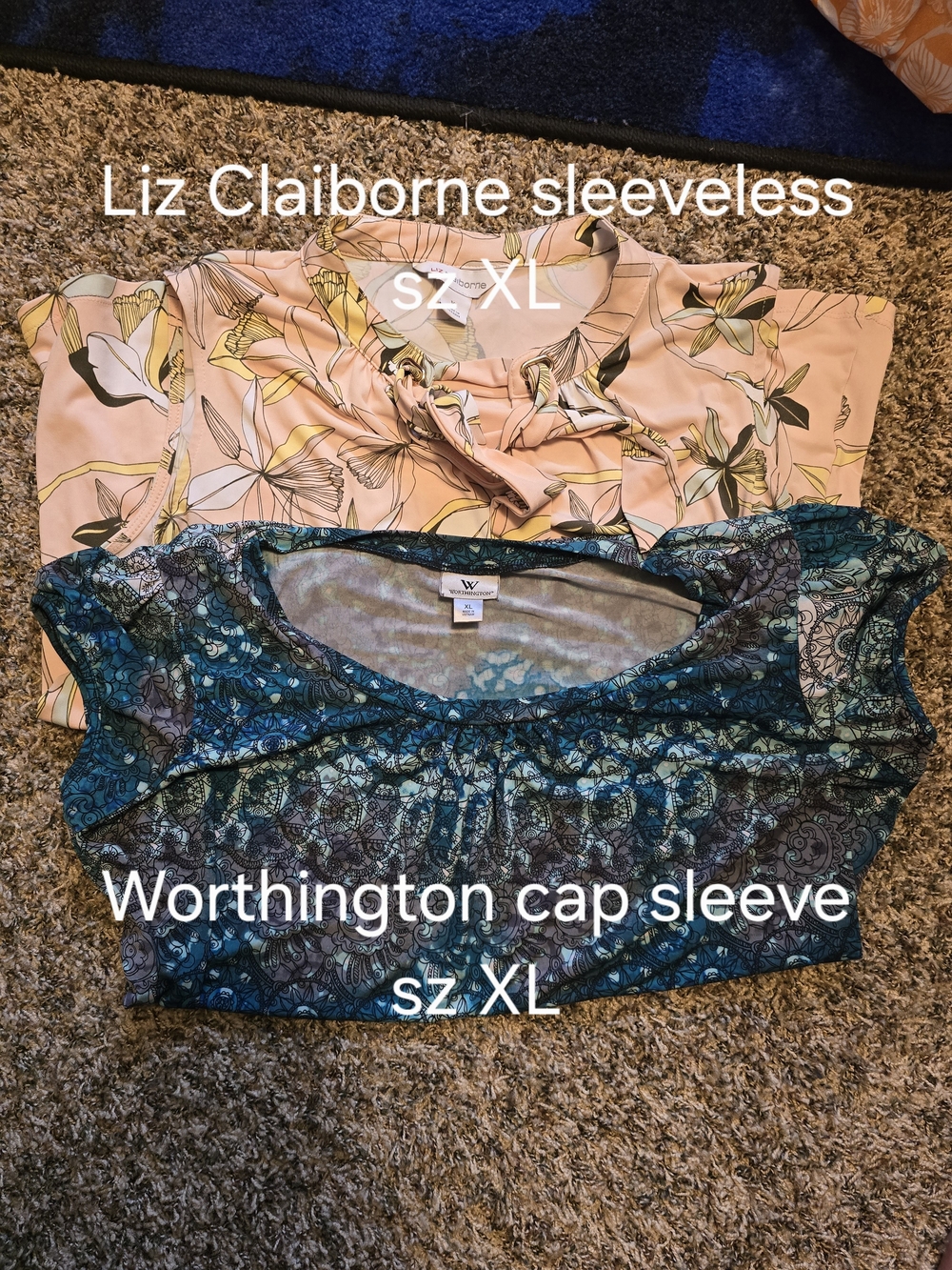Liz Clairborn And Worthington Tops